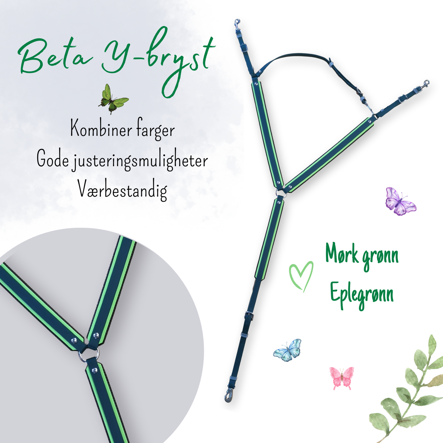 Beta Y-fortøy - valgfrie farger