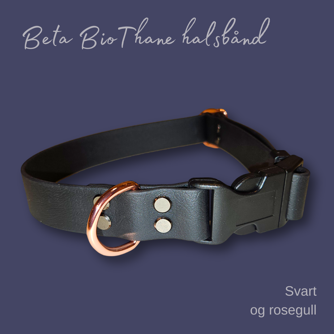 Beta halsbånd 16mm - Sideutløst spenne
