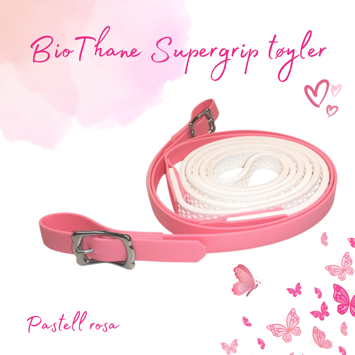 19mm Supergrip tøyler - barokkspenne