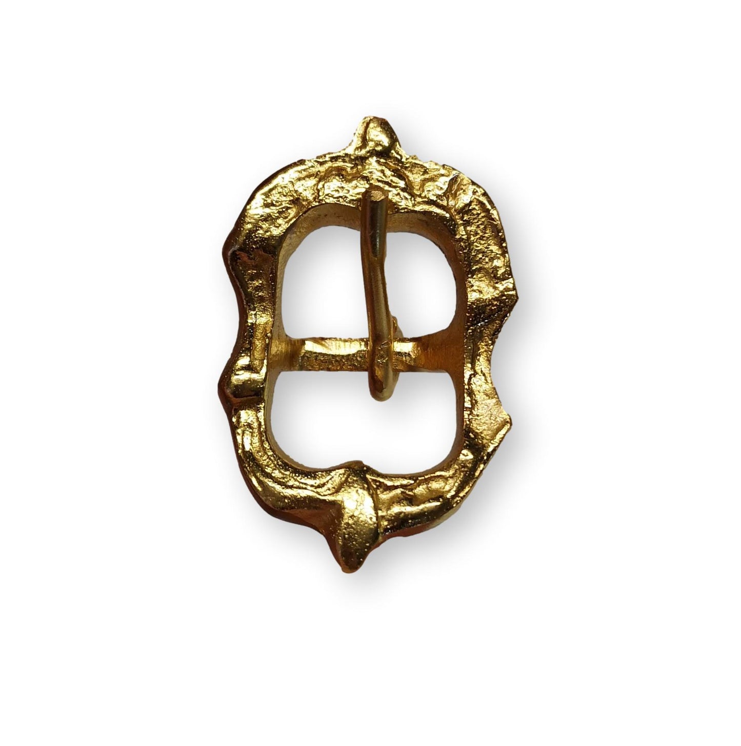 Barokkspenne - messingfarget - 16mm