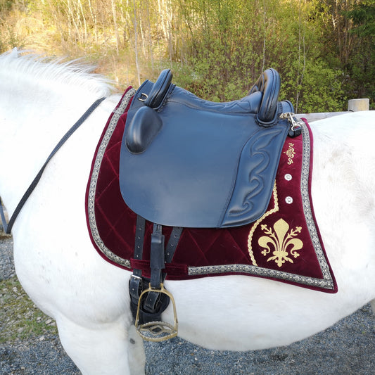 Pearl barokk sjabrak - himmelblå - Full