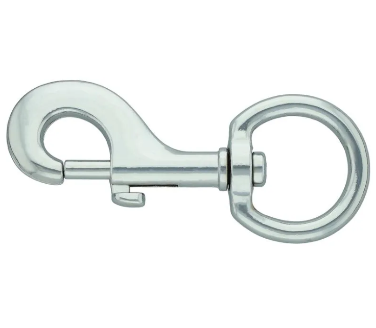 Bolt karabiner 28 x 100mm - Forkrommet