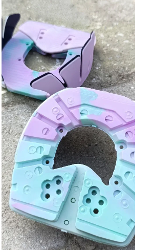 LIMIT EDITION Glue-on RUNA - Candy - 1 par inkl lim