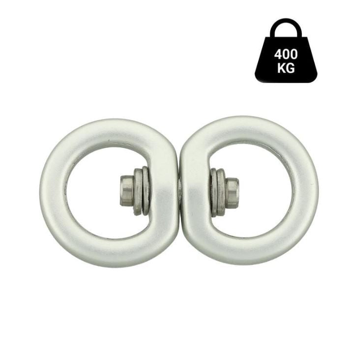 Dobbel svivel - Aluminium 16mm