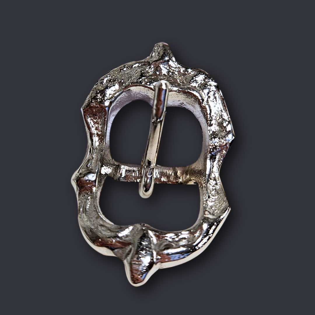 Barokkspenne - sølvfarget - 16mm