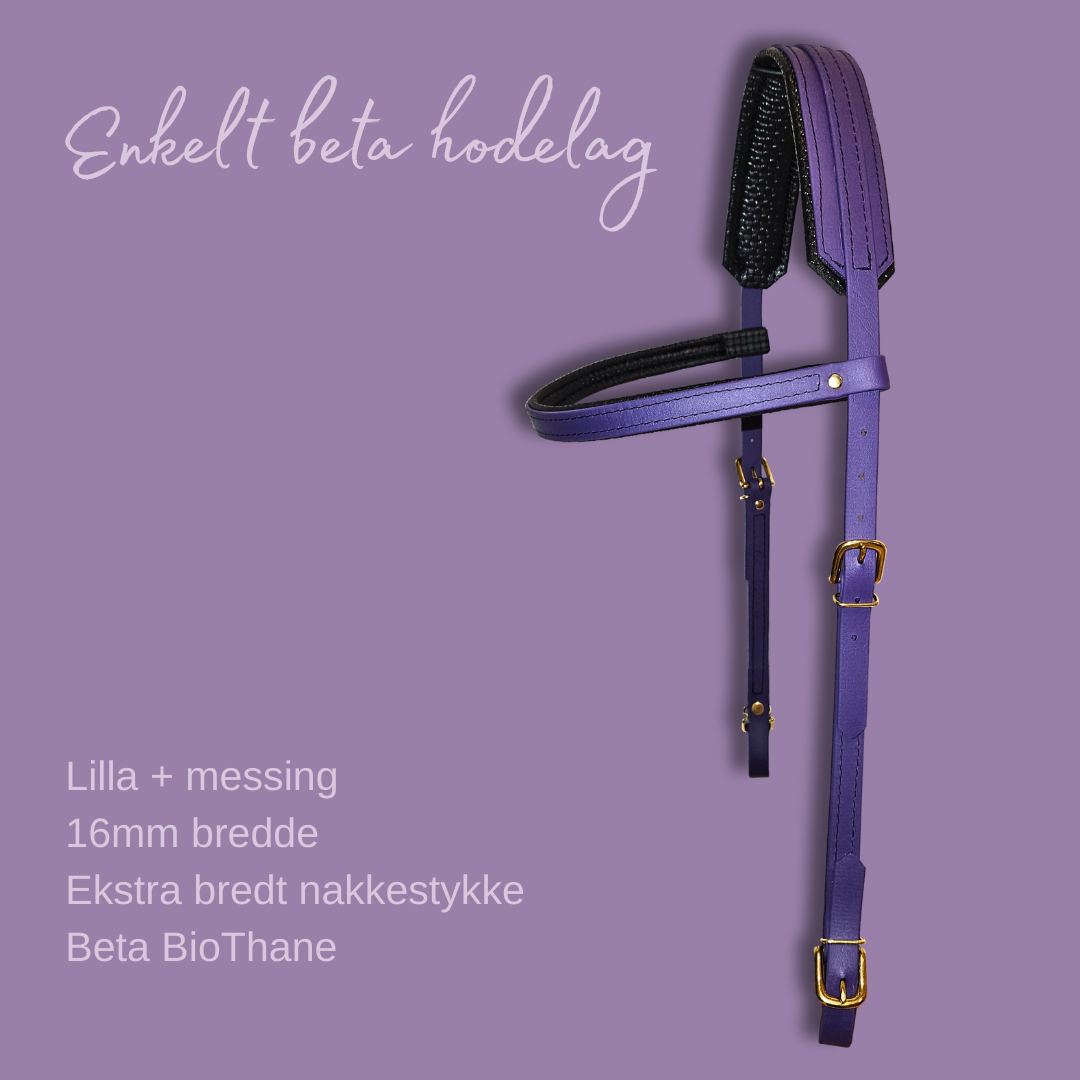 Enkelt beta hodelag - 16 mm