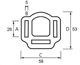 Grimering - trippel - Forkrommet