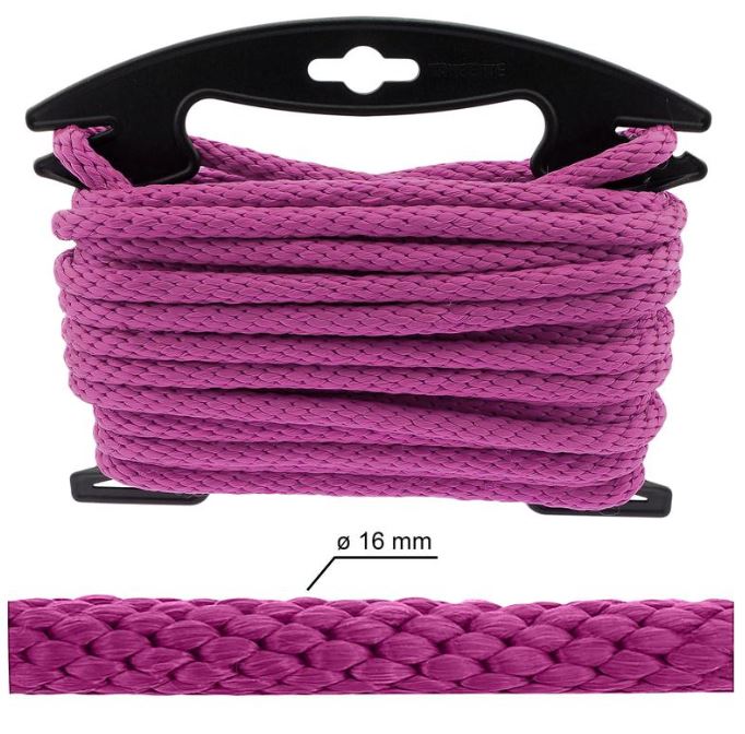 Polypropylene tau - Black berry - 16mm