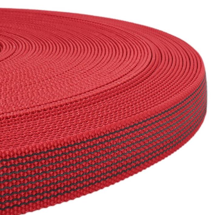 Gummiweb 15mm - Rød