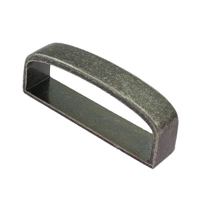 Flat Loop - Antikk Sølv 40mm