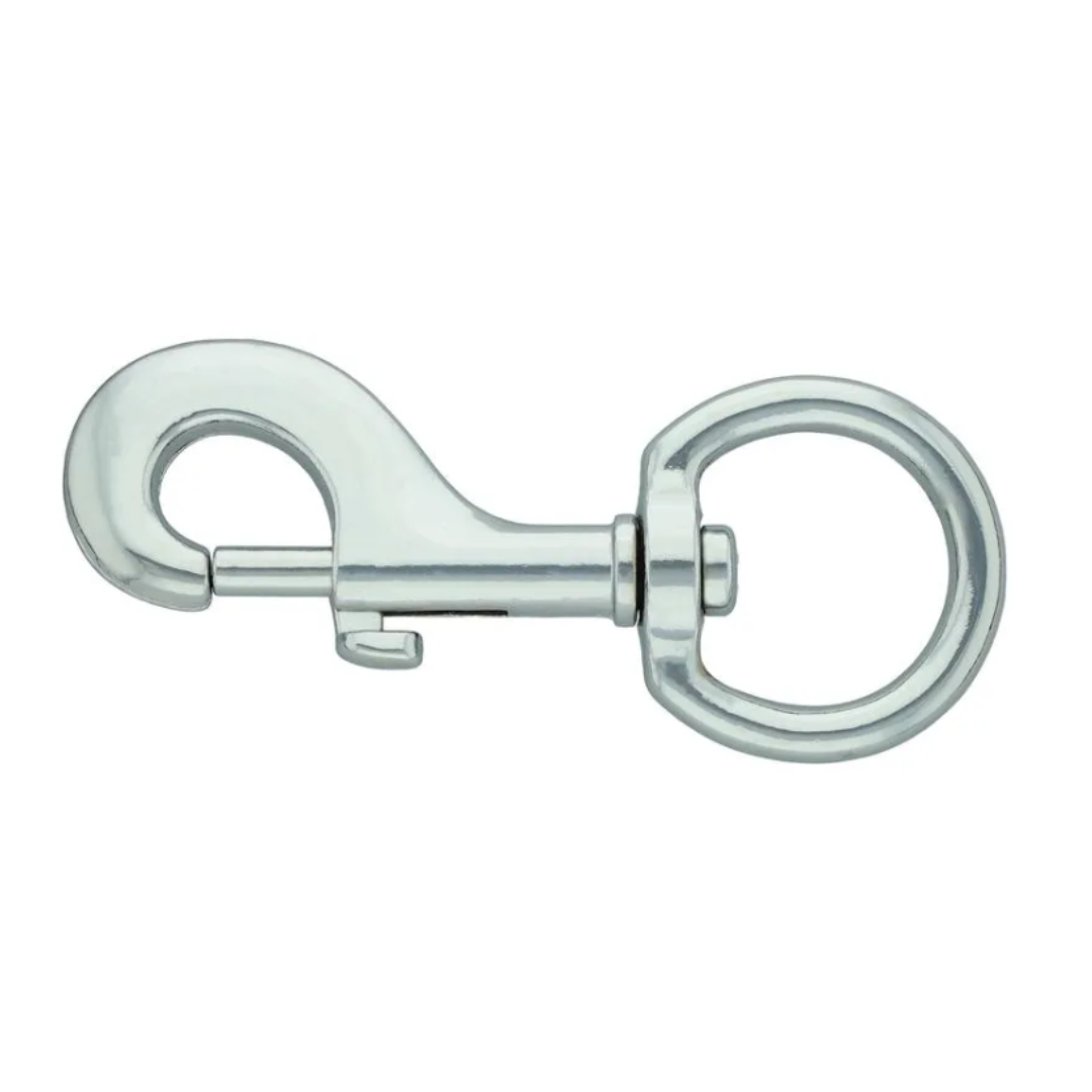 Pistolkrok 28 x 100mm - Forkrommet