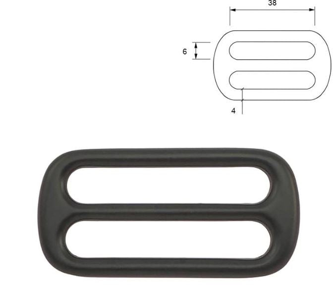 Glidespenne - Matt svart