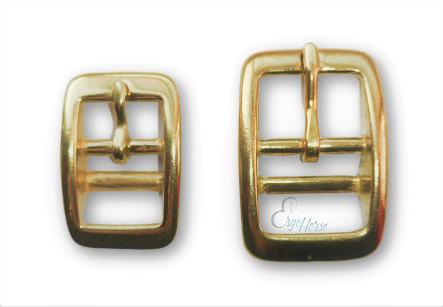 Dobbelstang spenne Messing