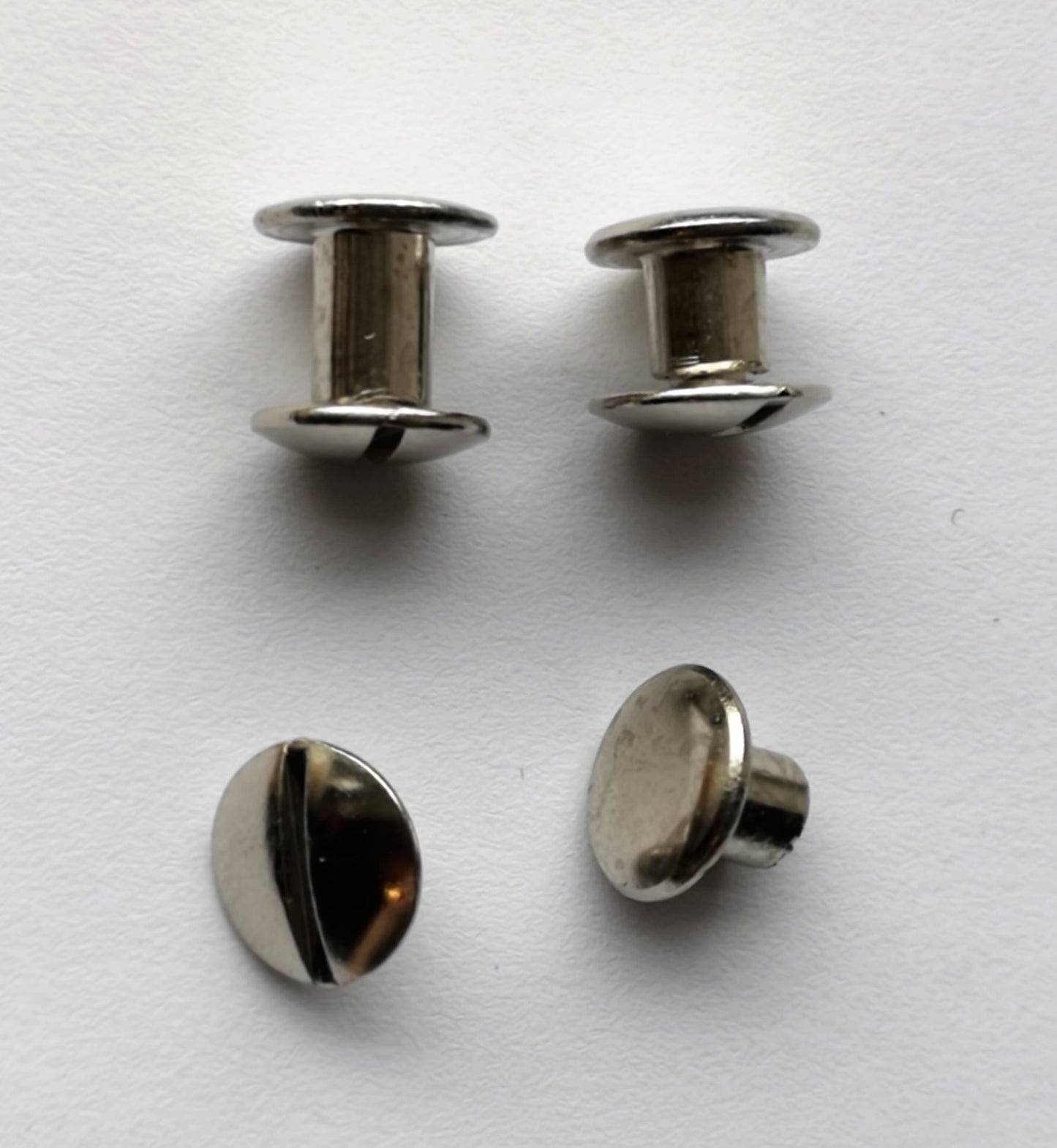 Bokskrue - sølv - 7mm