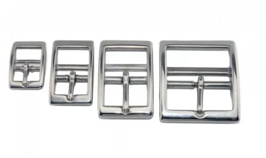 Dobbelstang spenne rustfri - Firkantet