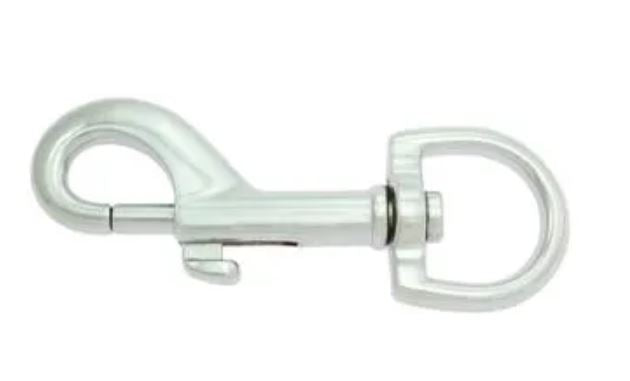 Bolt karabiner - Forkrommet - Rund - 20mm