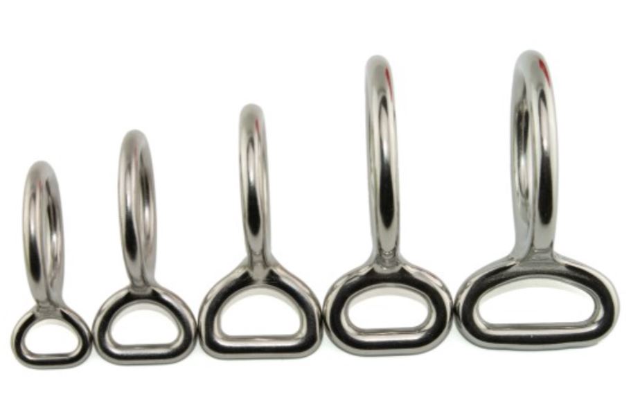 O-ring med fast øye - rustfri