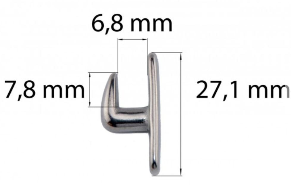 Bridle hook - rustfri