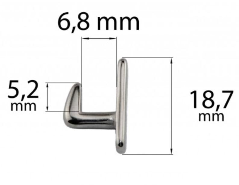Bridle hook - rustfri