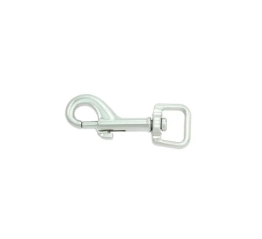 Karabinkrok 13x52mm - forkrommet - rett