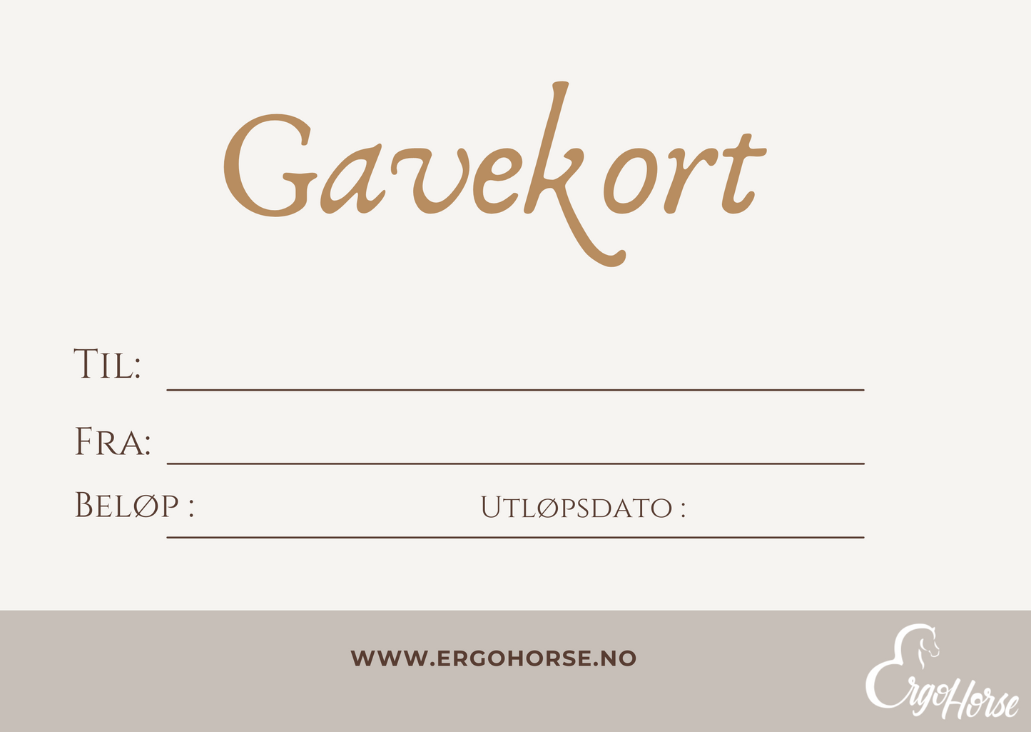 Gavekort - Høst