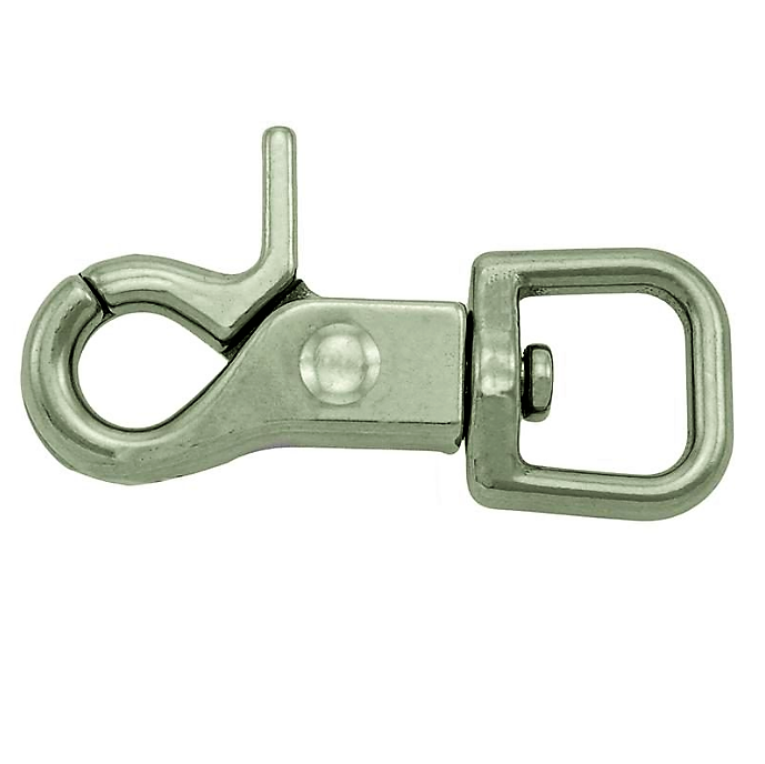 Trigger snap - Rustfri 13x51mm - Rett øye