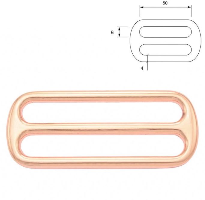 Glidespenne Oval - Rosegull