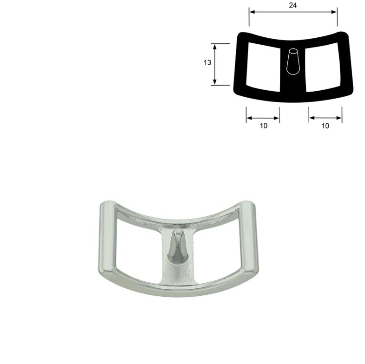 Conway spenne - Forkrommet