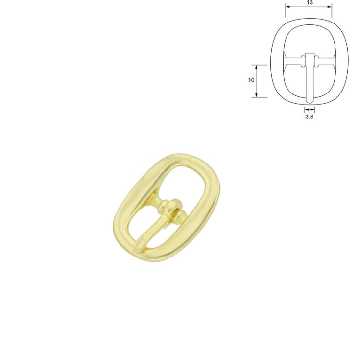 Grimespenne Messing - rund - flere størrelser