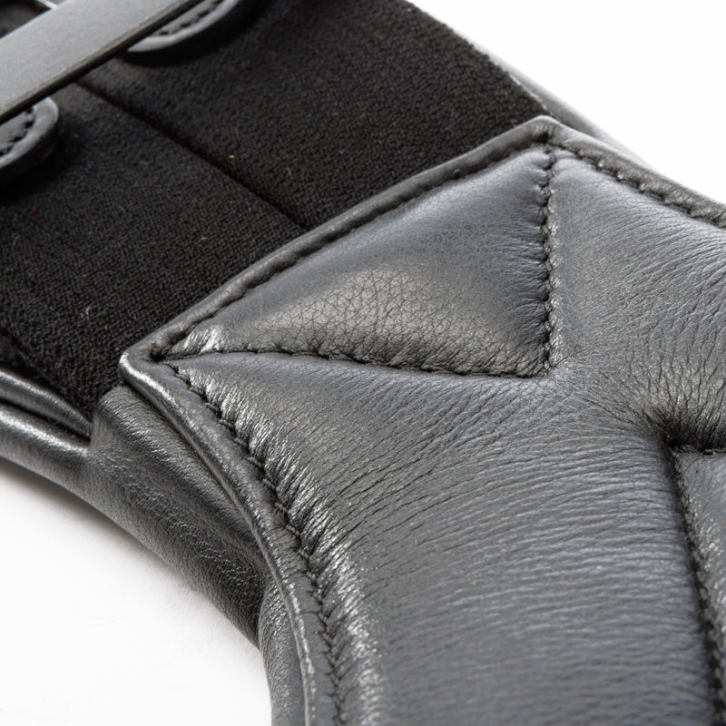 Dressurgjord - Soft leather comfort - med strikk