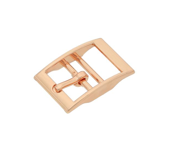 Dobbelstang spenne Roségull