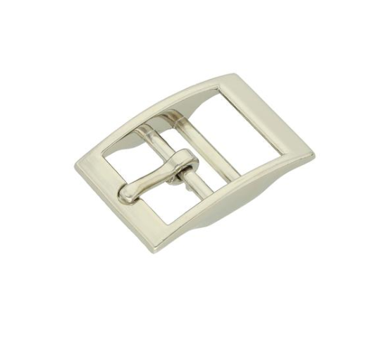 Dobbelstang spenne - Forniklet -Firkantet