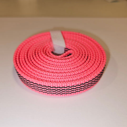 Gummiweb 15mm - Neon Rosa - Restrull 217 cm