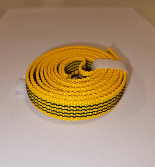 Gummiweb 15mm - Gul - Restrull 452 cm