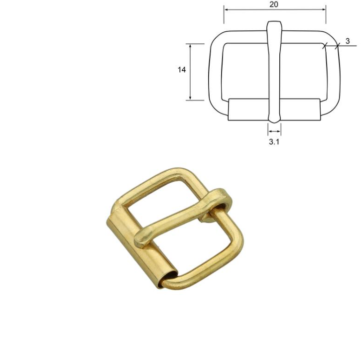Rullespenne - Heavy duty - Messing