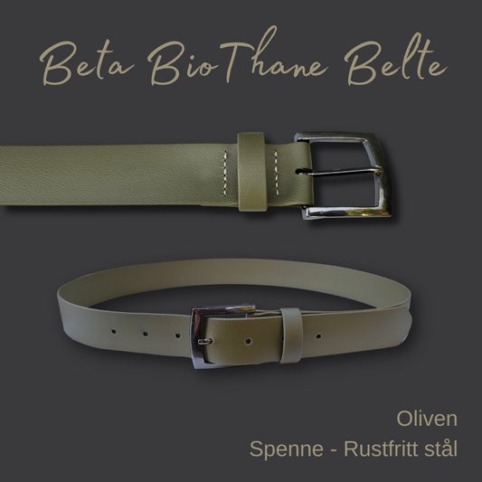 Beta Belte 38mm - rustfri spenne