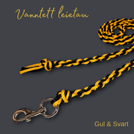 Polypropylen leietau - Gul & svart