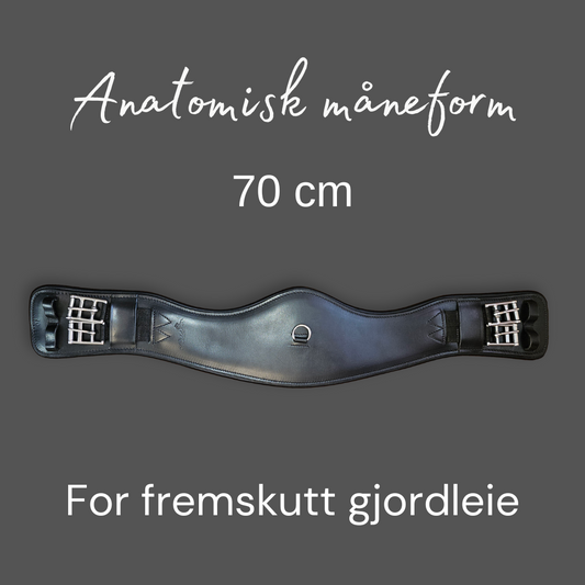 Gjord - anatomisk måneform - 70 cm Svart