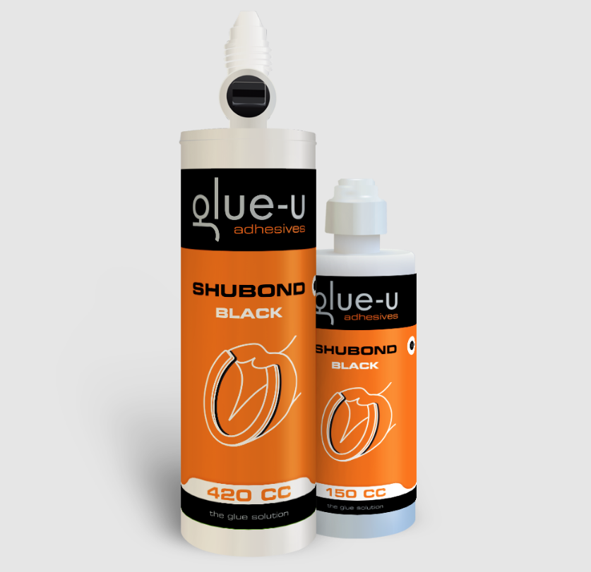 Glue-U Shubond akryl lim - 150ml Svart