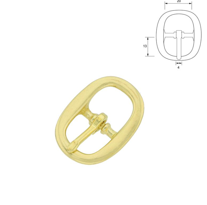 Grimespenne Messing - rund - flere størrelser