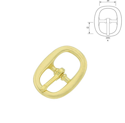 Grimespenne Messing - rund - flere størrelser