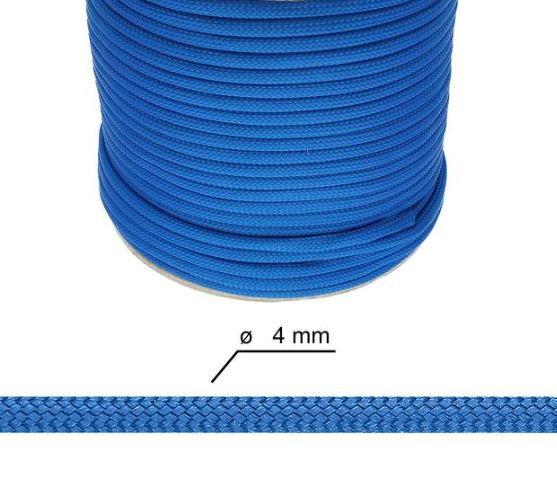 Paracord - 4 mm Kongeblå