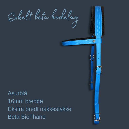 Enkelt beta hodelag - 16 mm