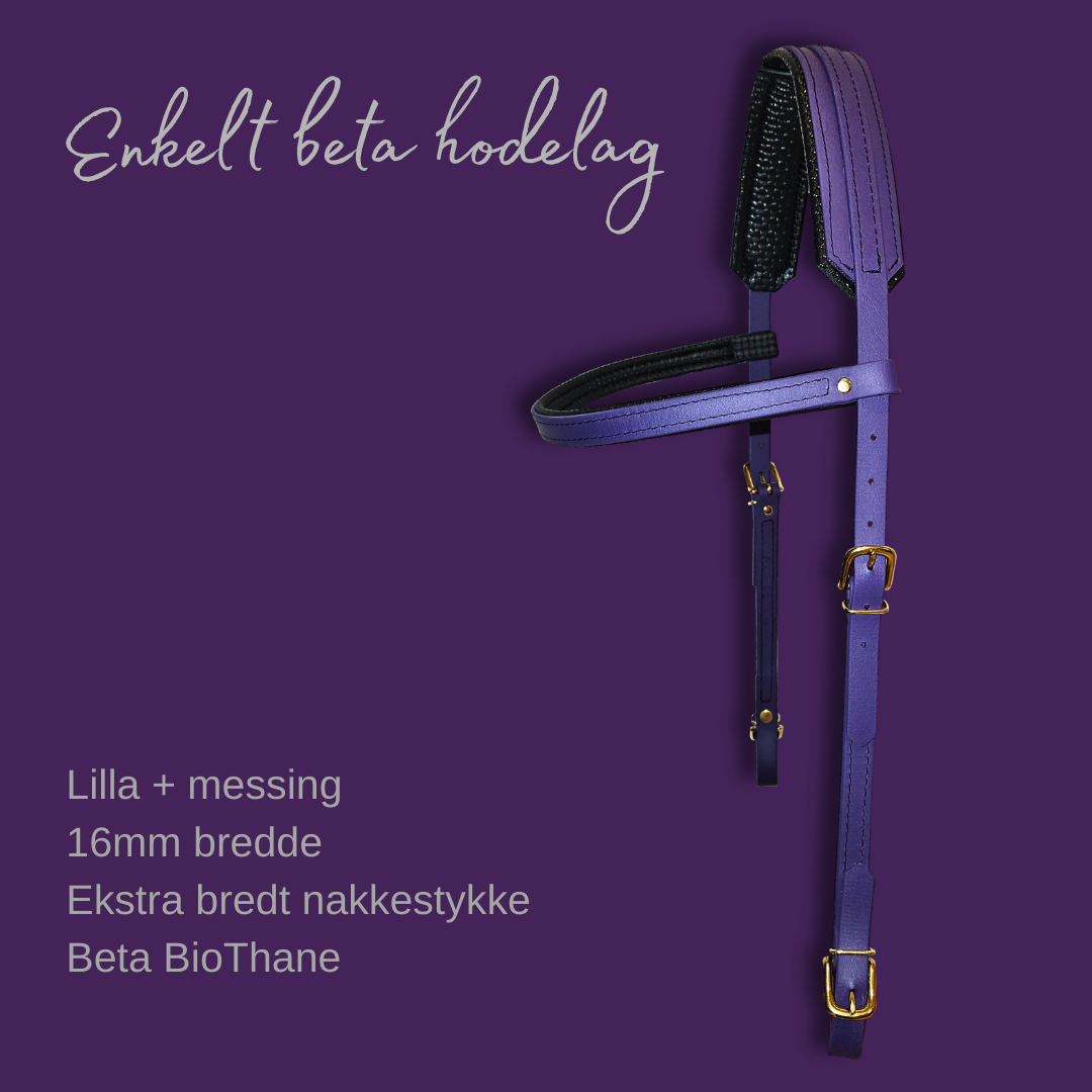 Enkelt beta hodelag - 16 mm