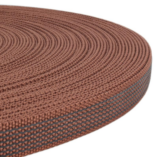 gummiweb brun 20 mm