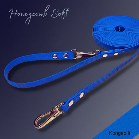 Robust 20mm langetøyle i rød Honeycomb Soft for store hester og bakkearbeid.