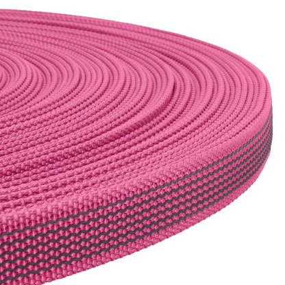Gummiweb 15mm - Neon Rosa