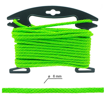 Polypropylene tau - Neon Grønn - 6mm