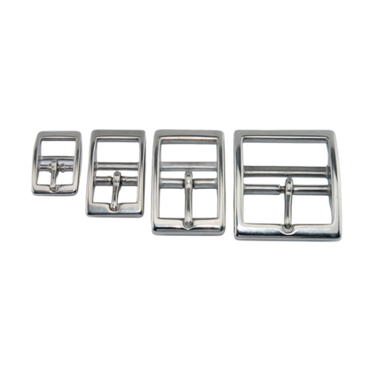 Dobbelstang spenne rustfri - Firkantet