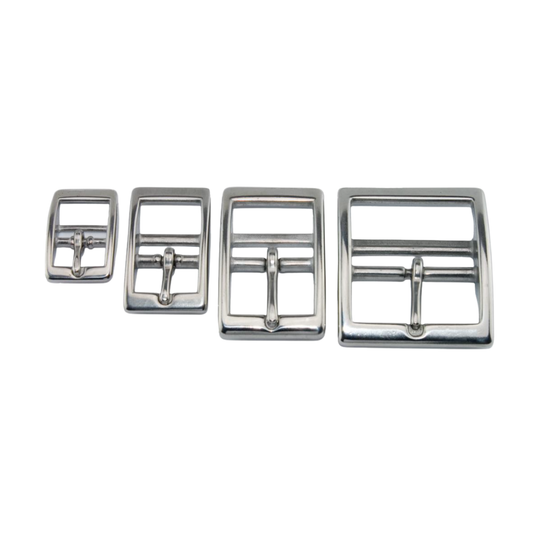 Dobbelstang spenne rustfri - Firkantet